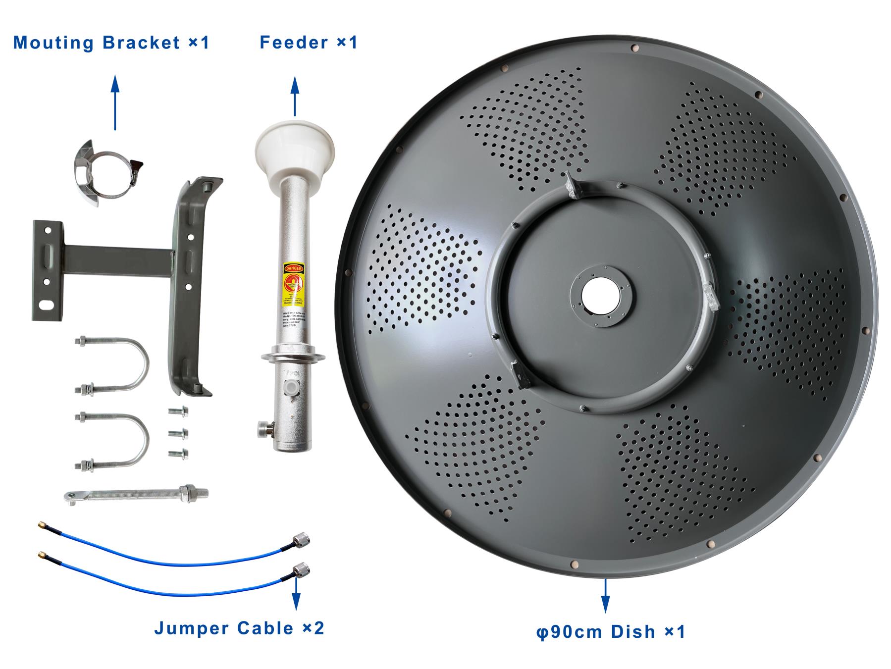 32 Dbi Mimo Dish Antenna