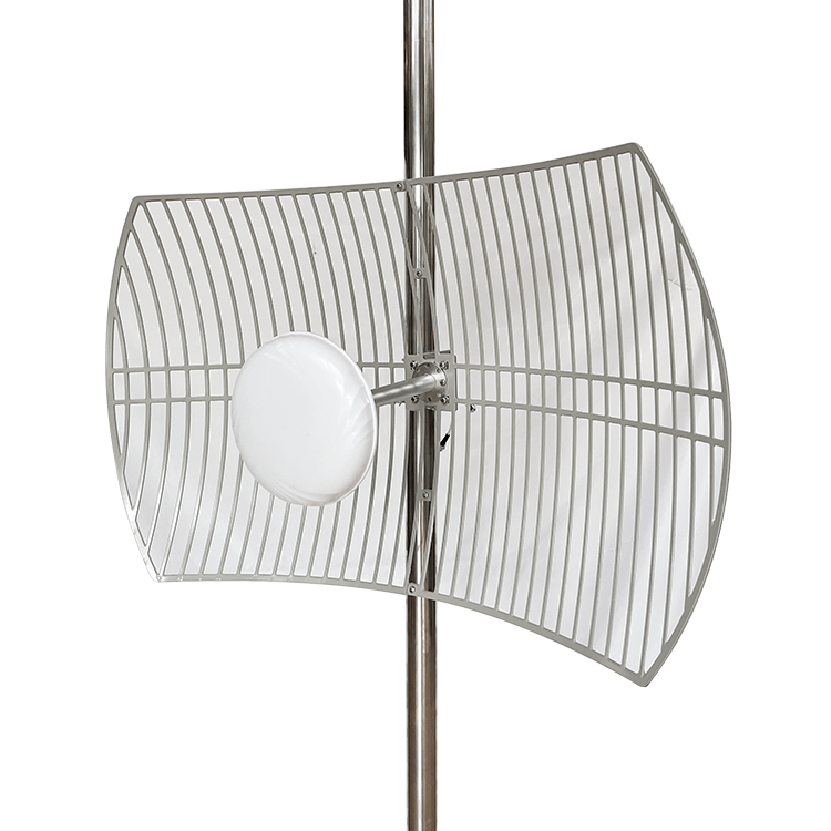 698 - 3800 MHz 30 dBi MIMO Parabolic Grid Antenna | 1700-3800 Mhz Dish Antenna